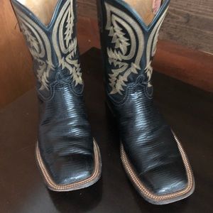 Logan lizard boots.